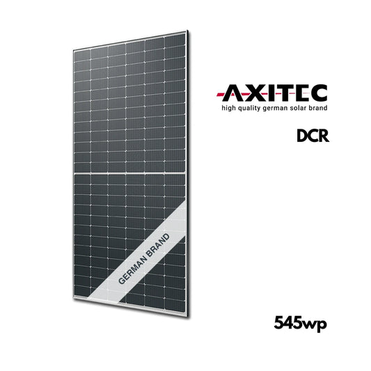 Axitec 545/550 wp DCR Bifacial Solar Panels