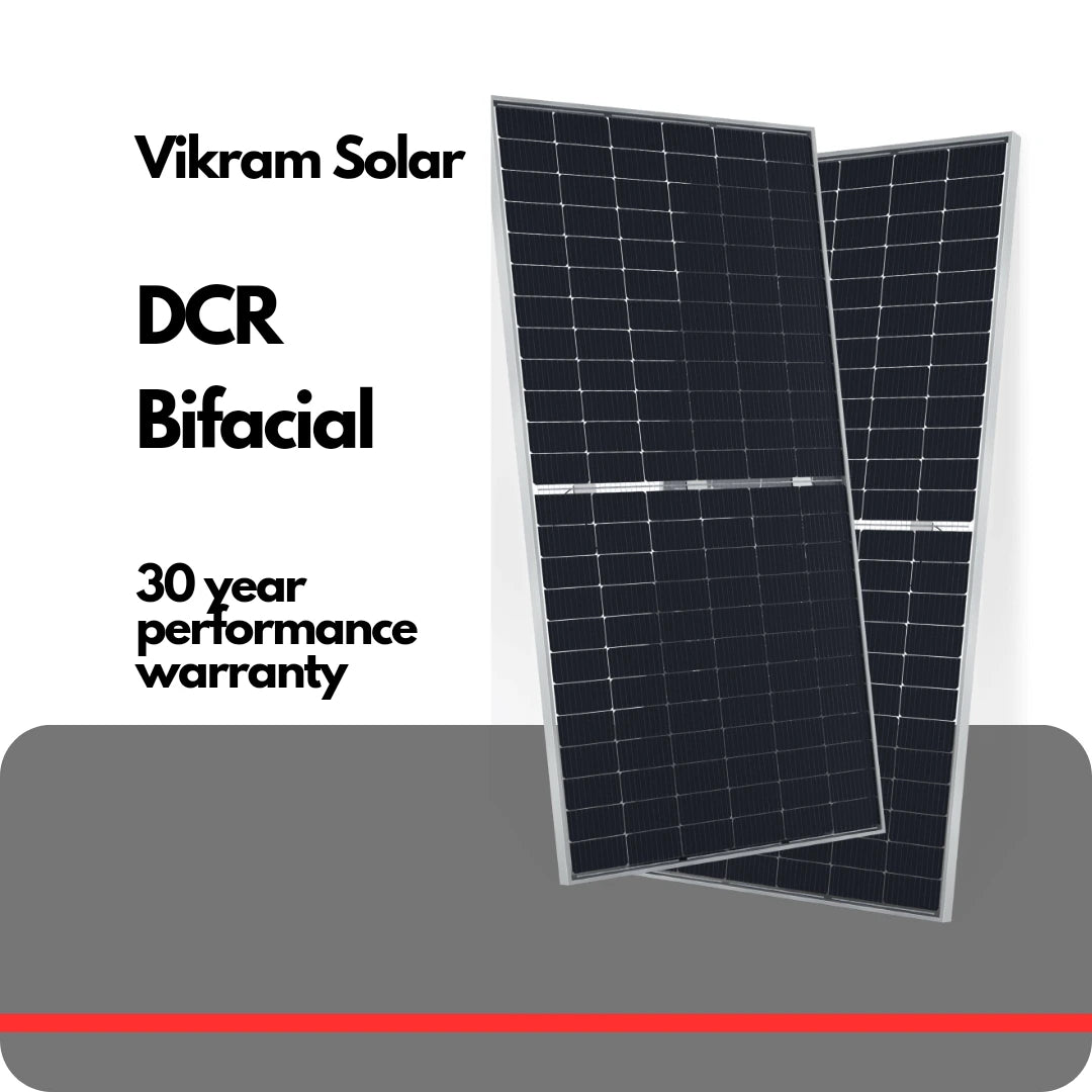 Vikram Solar DCR Bifacial Solar Panel 545/550W