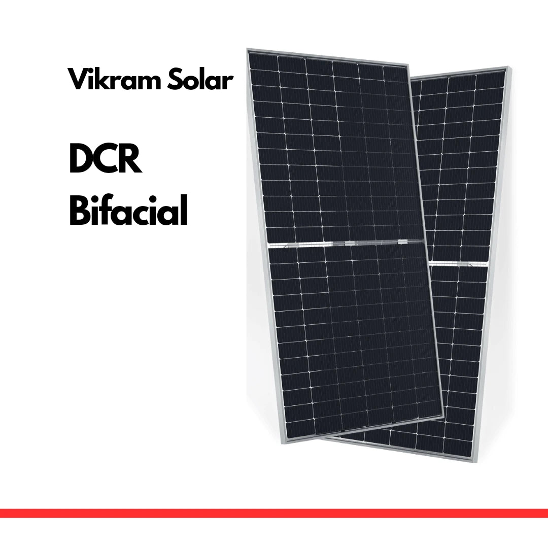 Vikram Solar DCR Bifacial Solar Panel 545/550W