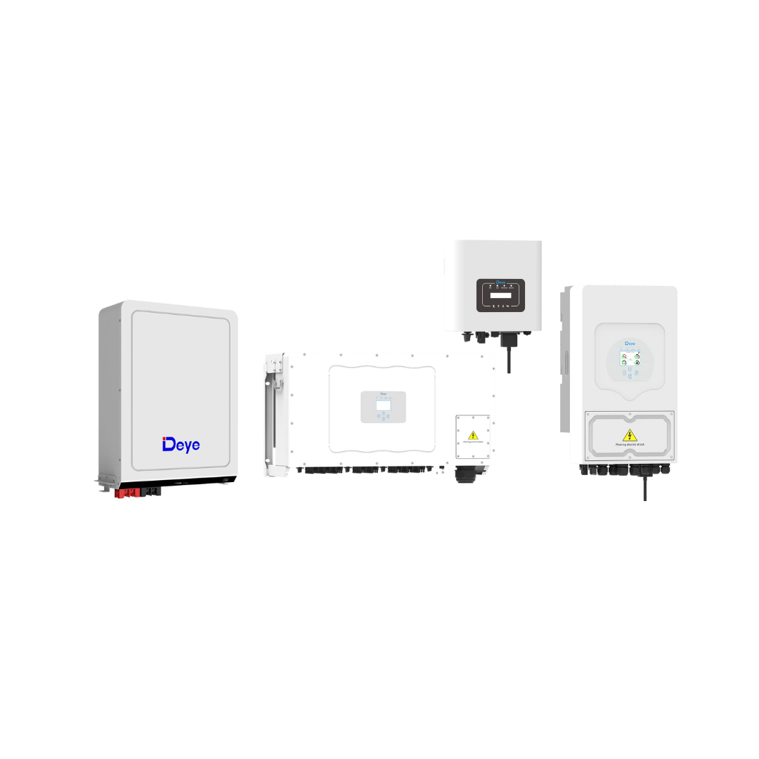 collection of Deye Ongrid,hybrid inverters and Lithium ion battery energy storage systems