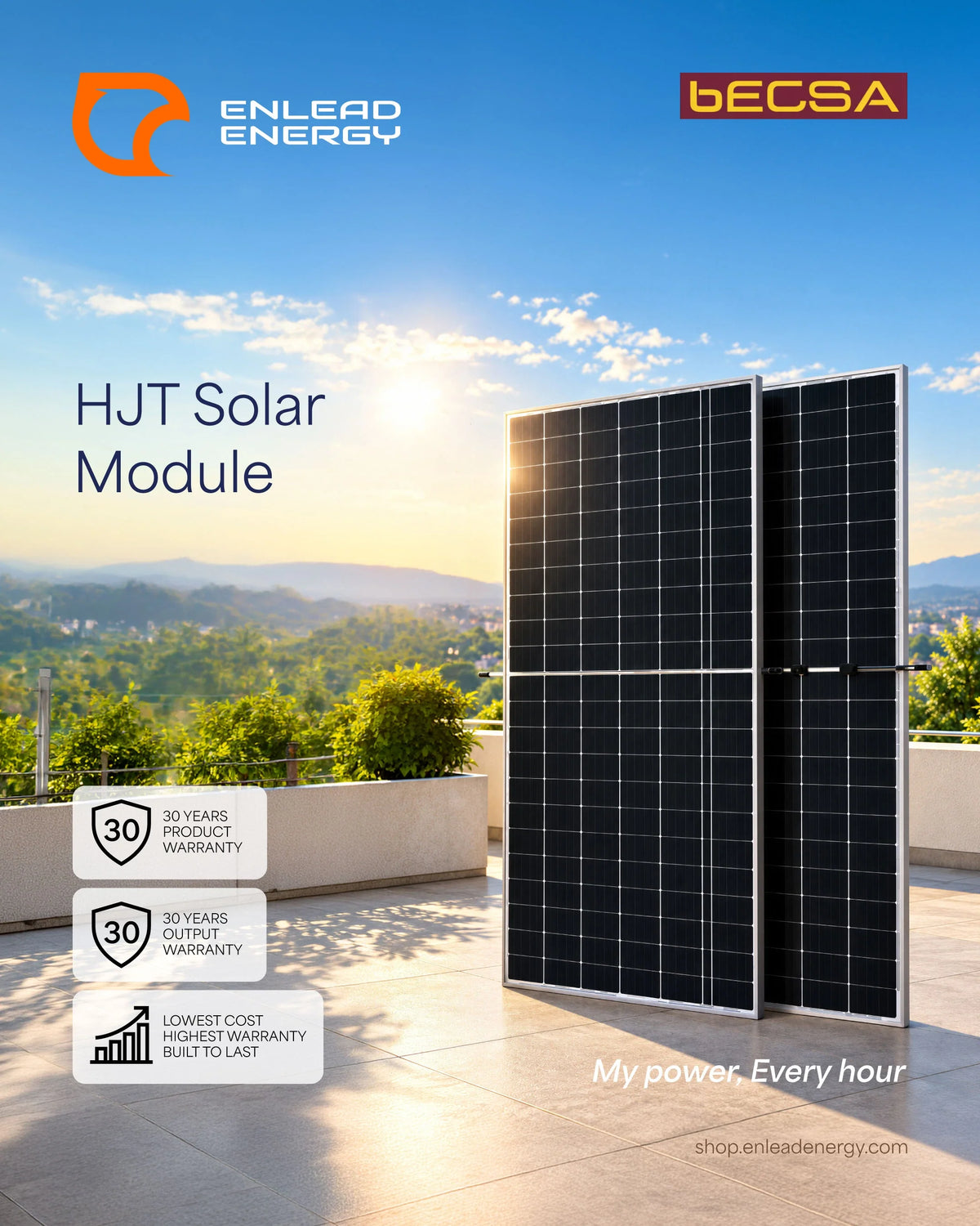 Becsa HJT Solar Panels