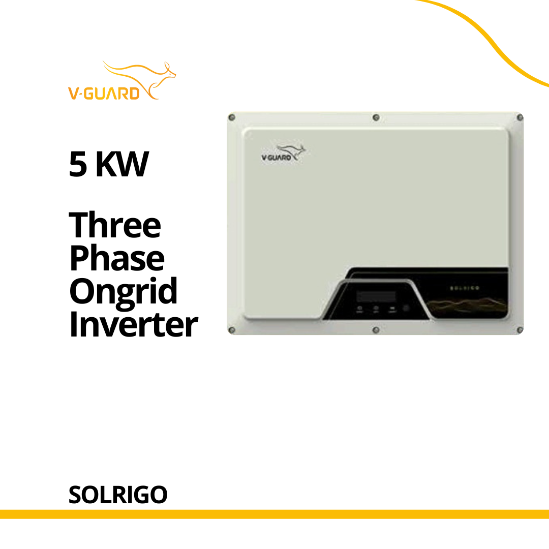 Vguard SOLRIGO 5KW Ongrid Inverter - 5000 3P