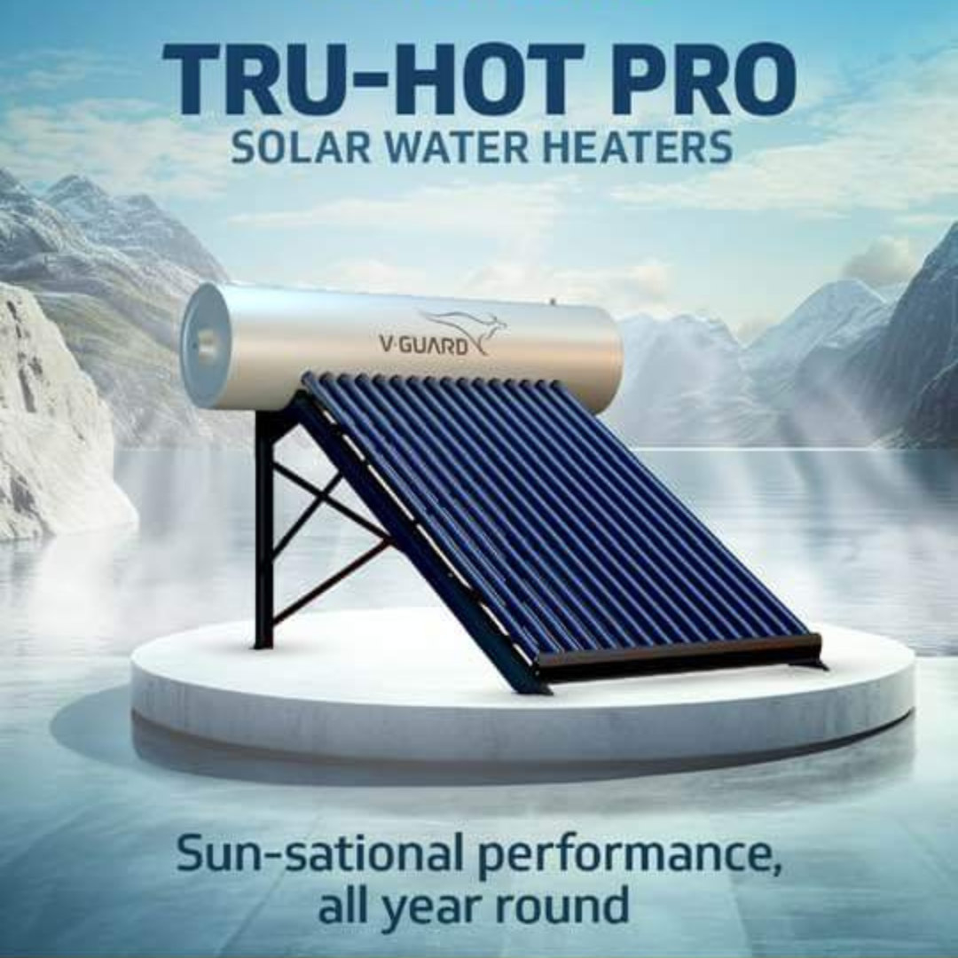 Vguard Tru-Hot Pro 100L Solar Water Heater