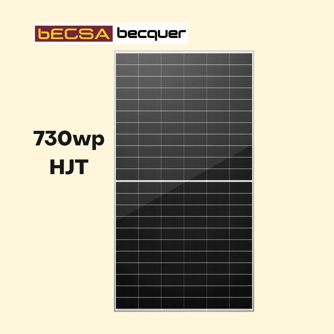 BECSA 730Wp HJT Bifacial Solar Panel | Enlead Energy