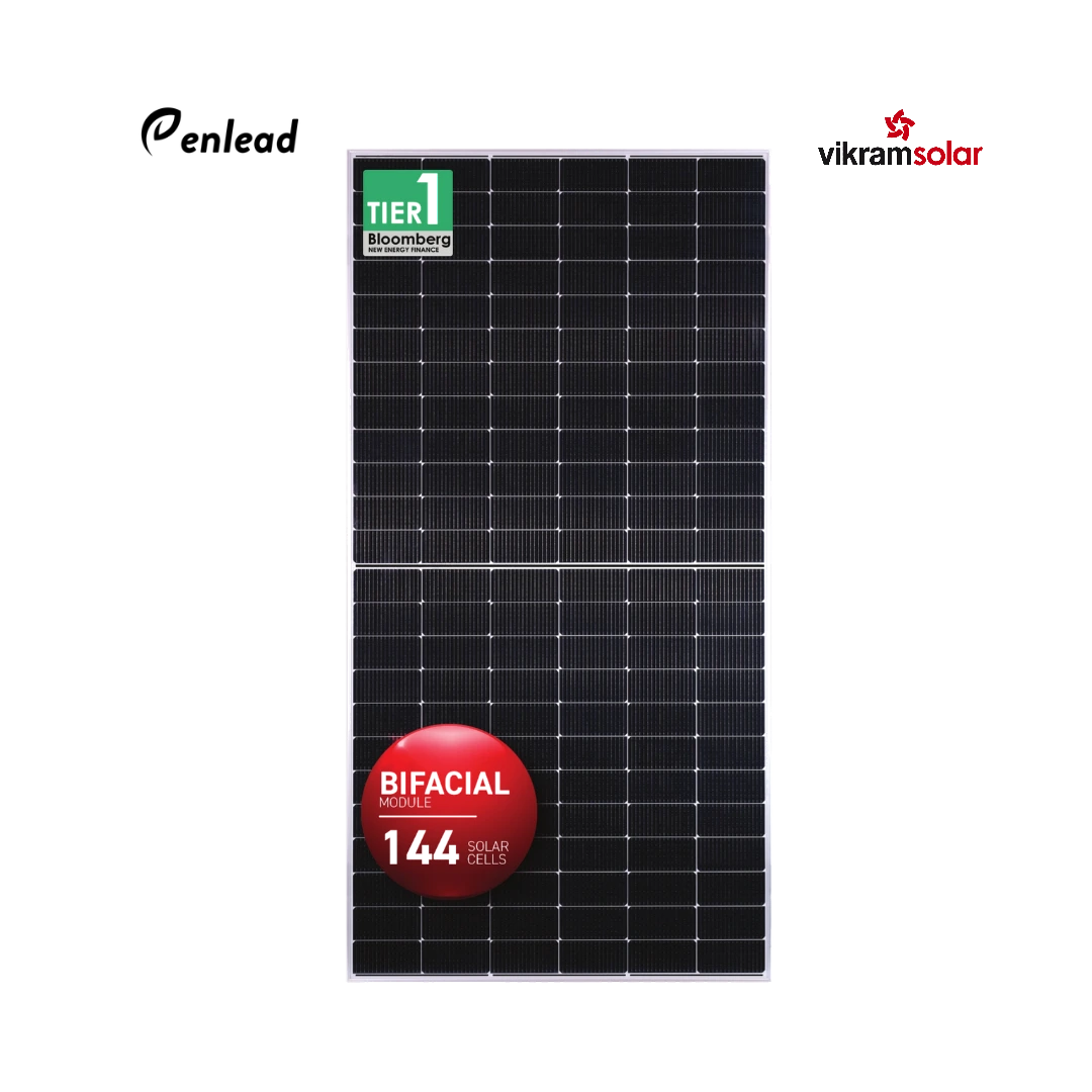 Vikram Solar Hypersol 570–595W Bifacial N-TOPCon Solar Panel